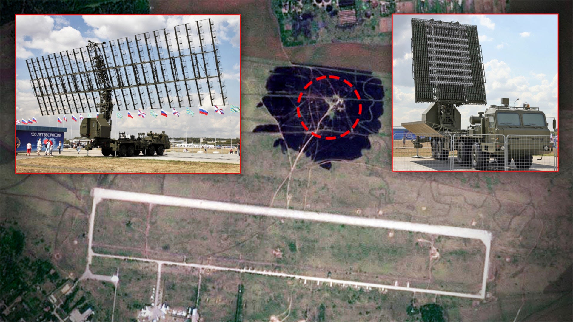 Prized Russian Long Range Radar System Attacked In Eastern Ukraine