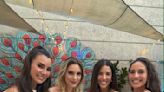 Elizabeth Gutiérrez, Lele Pons y Gaby Espino en una divertida noche de chicas