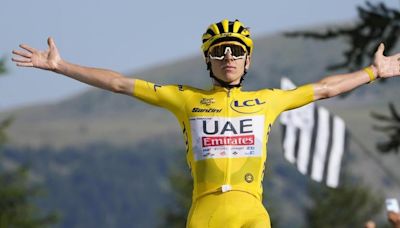 Pogacar edges Vingegaard to add more seconds to Tour de France lead and match a 76-year-old mark