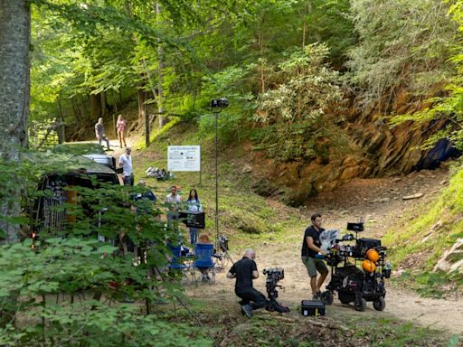 Film crew in Madison County for New York Times bestselling author Robert Beatty book