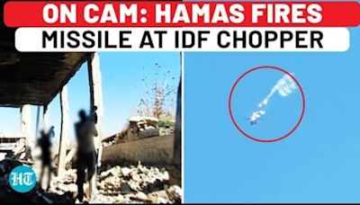 On Cam: Hamas Fires Missile At Israeli Military Chopper - Watch What Happened Next | Gaza War