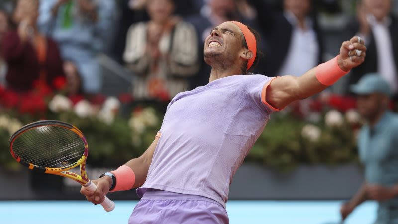 Rafael Nadal’s comeback gathers pace as he reaches Madrid Open fourth round | CNN
