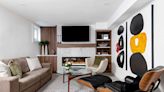 25 Electric Fireplace Ideas With a TV Above That Look Sleek
