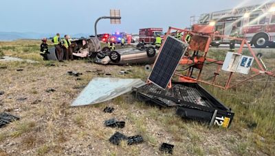 2-car rollover crash on C-470 sends 1 to the hospital