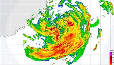 凱米「撞台轉一圈」環流仍紮實！中南部降雨「現在才剛開始」