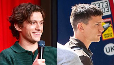 Tom Holland Ditches His Signature Curls for a New Shorter Hairstyle Ahead of “Romeo & Juliet” Role in London