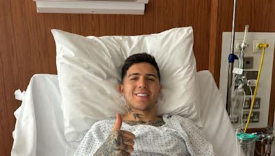Enzo Fernández habló tras su operación: "Voy a volver más fuerte que nunca"