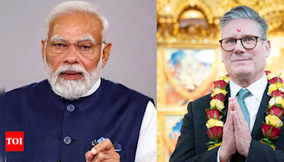 First call: PM Modi, Starmer agree to speed up FTA talks, strengthen ties | India News - Times of India