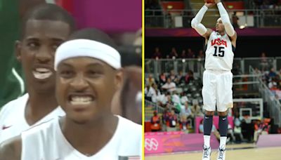 Olympics Melo scored 37 points in 14 minutes as Team USA won by 83 in all-timer