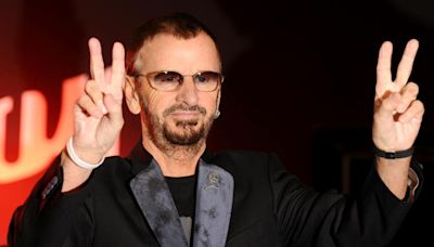 Ringo Starr marks 84th birthday on stage with message of ‘peace and love’