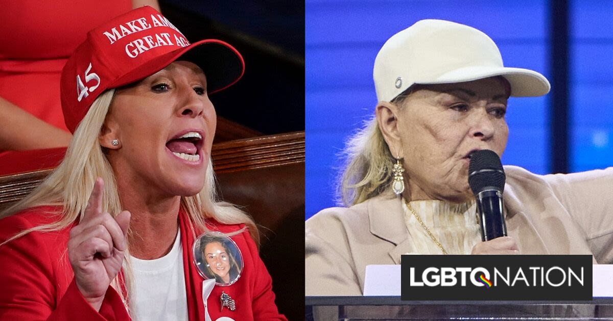 Deplorables Roseanne Barr & Marjorie Taylor Greene called out for mocking a rape victim