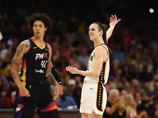 Caitlin Clark Shrugs Off Hit to the Face from Brittney Griner in Fever vs. Mercury