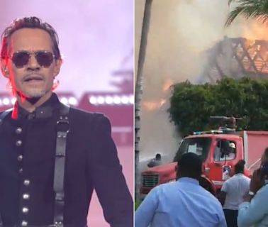 Incêndio atinge mansão de Marc Anthony na República Dominicana; veja vídeo