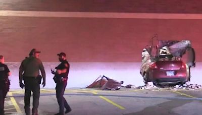 Driver airlifted to hospital after crashing into suburban Chicago Walmart Supercenter