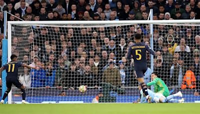 Así fue el gol de Rodrygo al Manchester City en Champions tras el espectacular control de Bellingham