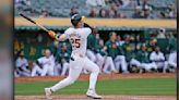 Brent Rooker homers twice in 3rd inning, A's roll Marlins 20-4
