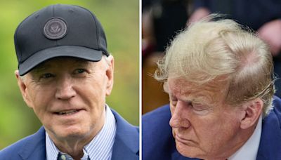 Biden flips the script on "Sleepy Don" after Trump reportedly naps in court