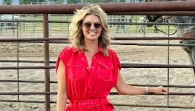 CBS reporter Amanda Balionis enjoys downtime on remote Wyoming ranch