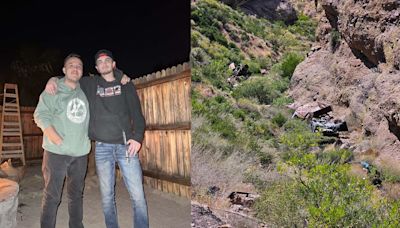 Friends live to tell the tale of plunging 300 feet off Arizona cliff