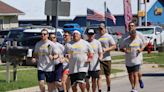 Law enforcement officers from Lawrence, Douglas County participate in annual Special Olympics torch run