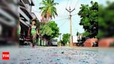 Residents urge TN Electricity Board to shift EB poles for new road construction in Madurai | Madurai News - Times of India