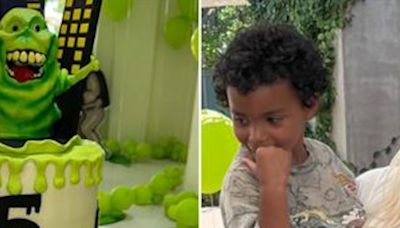 Kim Kardashian Celebrates Son Psalm's 5th Birthday With Ghostbusters Themed Party - E! Online