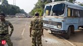West Bengal: Protesters injure three police personnel and vandalise police vehicles in Malda district's Manikchak area - The Economic Times