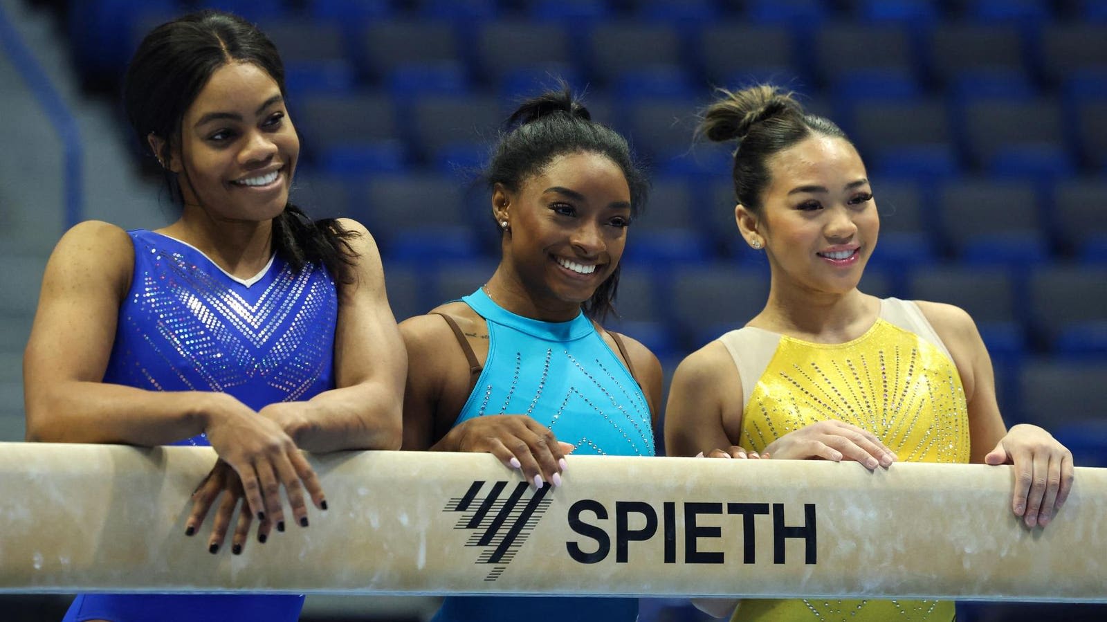 Olympic Champs Simone Biles, Gabby Douglas And Suni Lee To Face Off For First Time This Weekend—...
