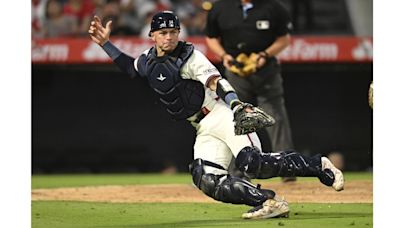 Logan O’Hoppe returns to Angels’ lineup a day after feeling knee discomfort