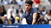 Alcaraz vs. Tsitsipas de Roland Garros: horario y dónde ver en TV y 'online' el partido desde España