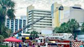 Fire burns at a Myrtle Beach, SC resort. ‘One of the biggest ones we have had in a while’