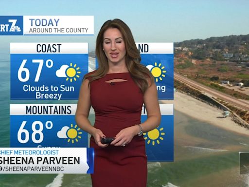 San Diego weather today: Sheena Parveen's forecast for May 3, 2024