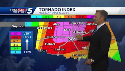 TIMELINE: Oklahoma to see high risk of severe storms with big tornado threat today