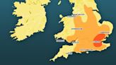 Map shows hottest places in the UK this week