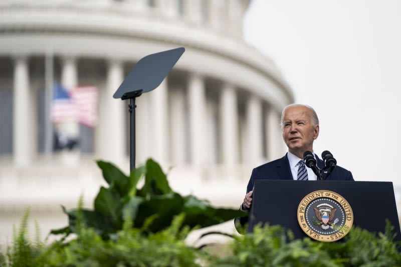 At 43rd National Peace Officers’ Memorial on Capitol Hill, Biden touts help for law enforcement