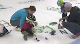 Fans leave their mark for ‘Paint The Ice’ event at the Compton Family Ice Arena