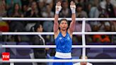 Paris Olympics: Nikhat Zareen enters pre-quarterfinals with gritty win over Kloetzer | Paris Olympics 2024 News - Times of India