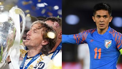 Luka Modric sends special message to Sunil Chhetri ahead of his final India game