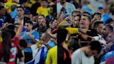 Liverpool Striker Darwin Nunez Punches Fans, Uruguay Players and Colombia Fans Get Into Brutal Fistfight - WATCH