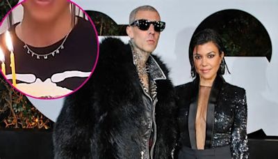 Kourtney Kardashian Shows Off Necklace Featuring Her and Travis Barker’s Kids’ Initials