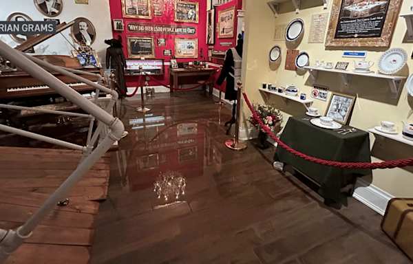 'Total mystery': Unexplained flood at suburban Chicago Titanic exhibit eerily resembles scenes from movie