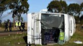 Children left with ‘life-changing’ injuries after horror crash between truck and bus in Australia