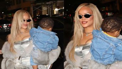 Rihanna and her glammed-up family day for son's birthday bash