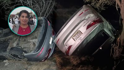 Piura: madre muere frente a sus hijos tras despiste de auto rumbo a Chulucanas