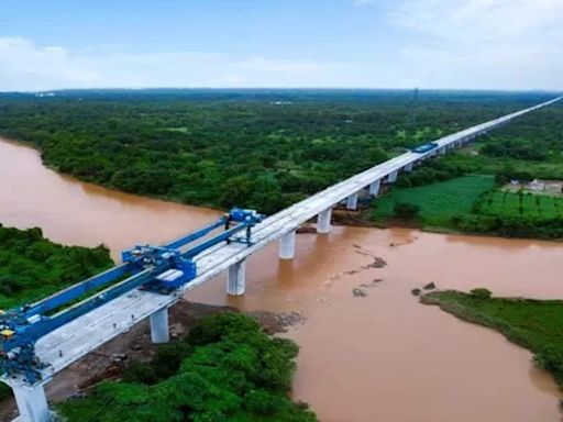 Bridge over Kolak river for Mumbai-Ahmedabad Bullet train project completed - ET TravelWorld