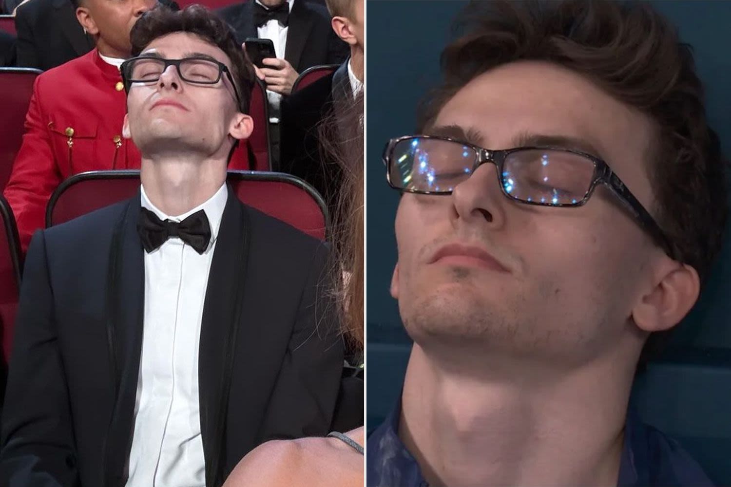 Stephen Nedoroscik Spotted Preparing to Present at the Emmys with His Eyes Closed — Just Like at the Olympics!