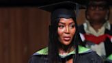 Naomi Campbell Thanks Her Baby Daughter After Receiving an Honorary Doctorate