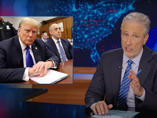 ‘The Daily Show’: Jon Stewart Rips ‘Fox & Friends’ Amid Trump Conviction Coverage & Laughs At Biden’s ...