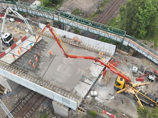 Work on one of Glasgow's busiest bridges closed since last year 'on track'