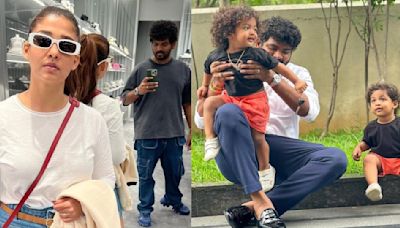 PHOTOS: Nayanthara's husband Vignesh Shivan gives peek into happy family moments ft wifey and adorable twins Uyir and Ulag